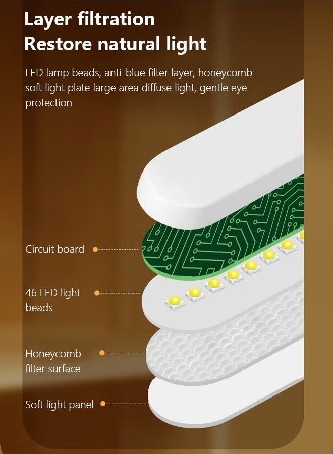 Beauenty LED Clip Desk Lamp Atmosphere Night Light Student Study Special Eye Protection Bedside Lamp Bedroom Dormitory USB Reading Lamp - Image 2